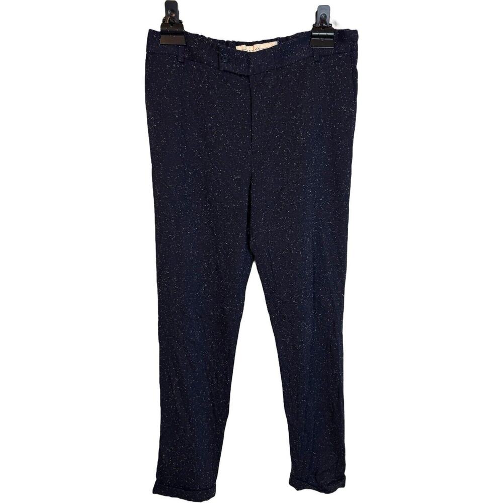 Altea Women’s Blue Speckled Stretch Dress Pants Size 46 - XL 10 US- Easy To Wear